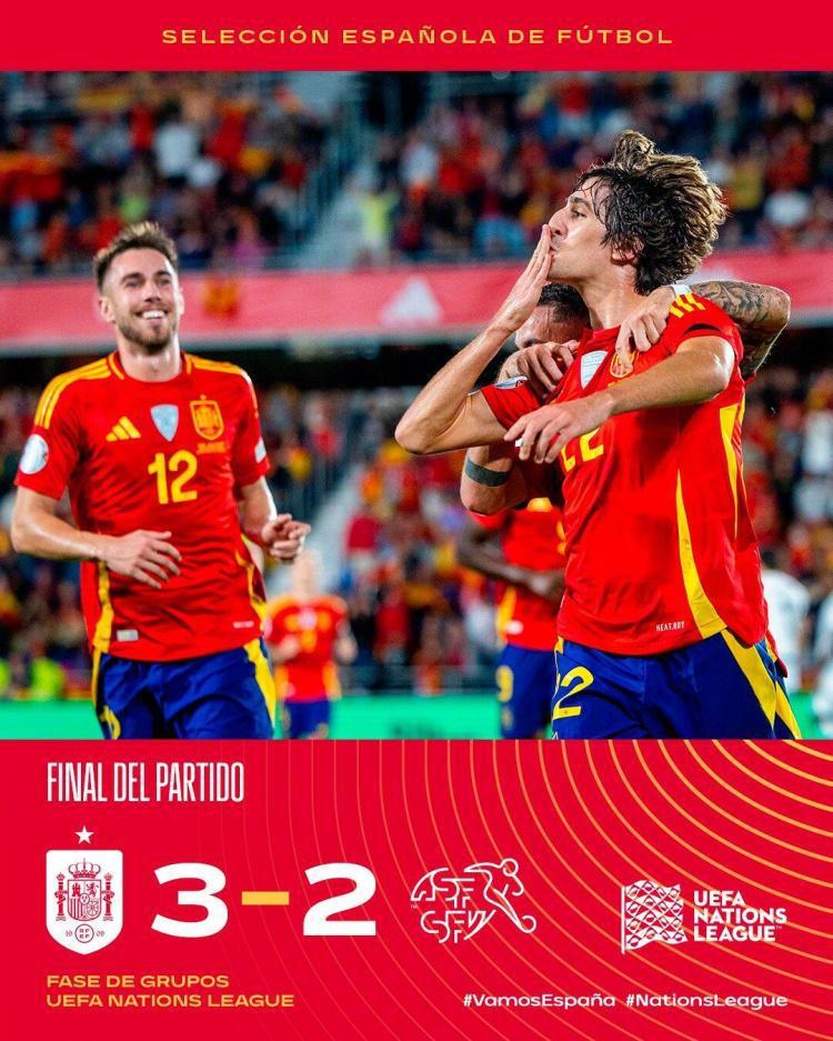 西班牙逆转瑞典，小组出线前景获得希望的简单介绍