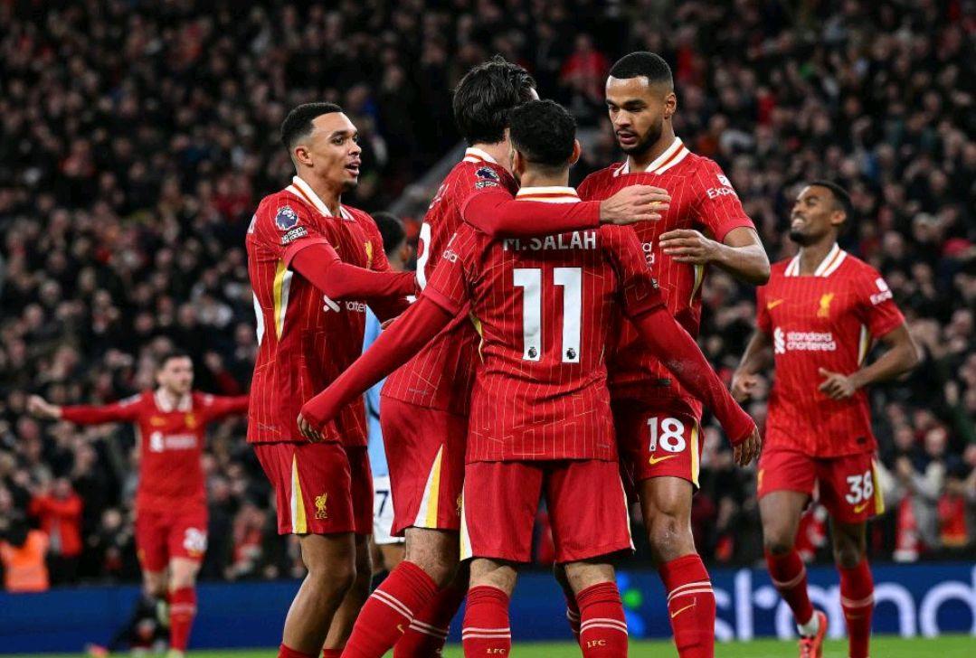 利物浦大胜托特纳姆，一骑绝尘